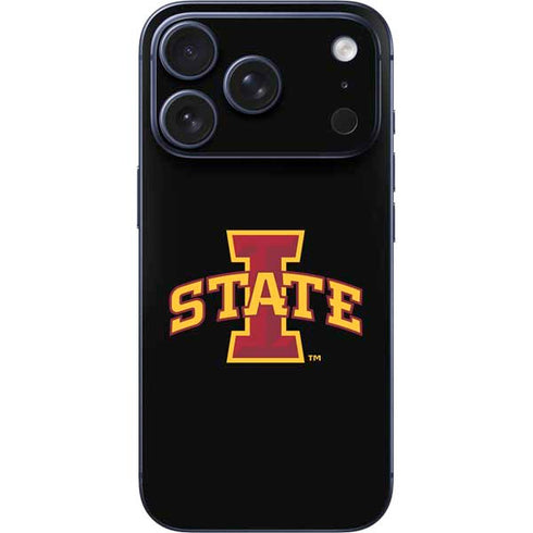 Iowa State University Primary Logo Black iPhone 17 Pro Max Skin