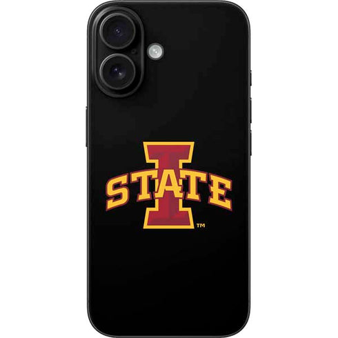 Iowa State University Primary Logo Black iPhone 17 Skin