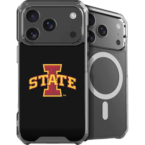 Iowa State University Primary Logo Black iPhone 18 Pro MagSafe Case