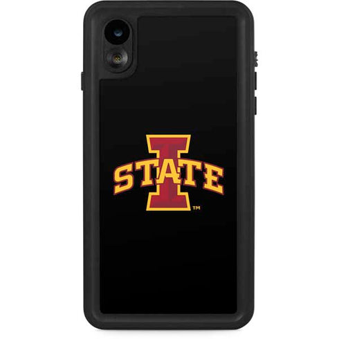 Iowa State University Primary Logo Black iPhone Cases