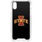 Iowa State University Primary Logo Black iPhone XS Clear Case