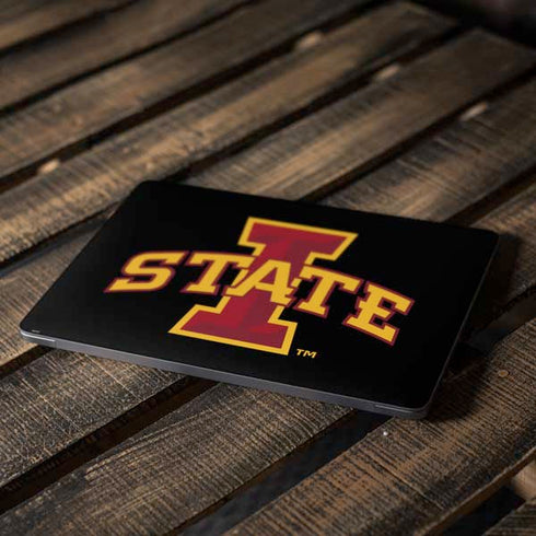 Iowa State University Primary Logo Black Apple MacBook Air Skin
