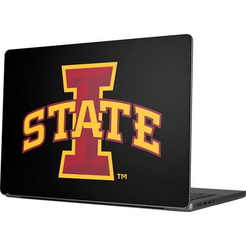 Iowa State University Primary Logo Black Apple MacBook Pro 14-inch Skin