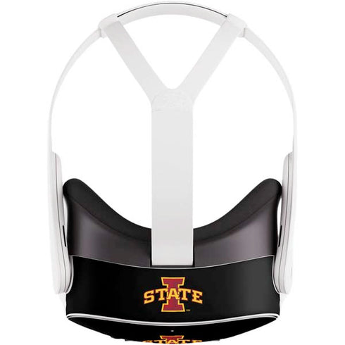 Iowa State University Primary Logo Black Meta Quest 3S Skin