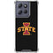Iowa State University Primary Logo Black Moto G 5G (2025) Clear Case