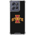 Iowa State University Primary Logo Black Moto G 5G (2025) Clear Case