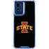 Iowa State University Primary Logo Black Moto G 5G (2024) Clear Case