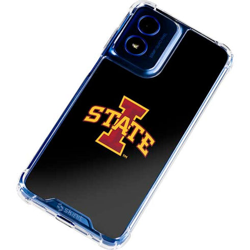 Iowa State University Primary Logo Black Moto G 5G (2024) Clear Case