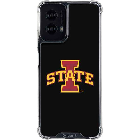 Iowa State University Primary Logo Black Moto G Power 5G (2024) Clear Case