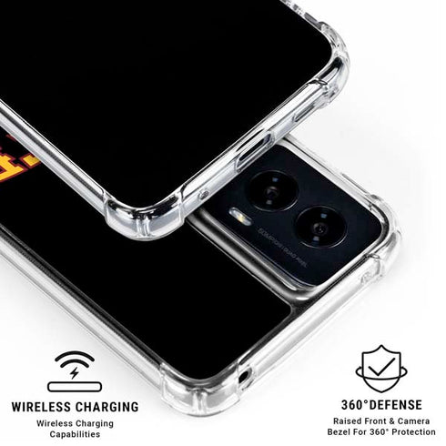Iowa State University Primary Logo Black Moto G Power 5G (2024) Clear Case