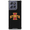 Iowa State University Primary Logo Black Moto G Power 5G (2025) Clear Case