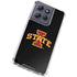 Iowa State University Primary Logo Black Moto G Power 5G (2025) Clear Case
