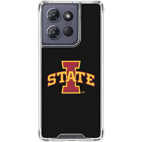 Iowa State University Primary Logo Black Moto G Stylus 5G (2025) Clear Case