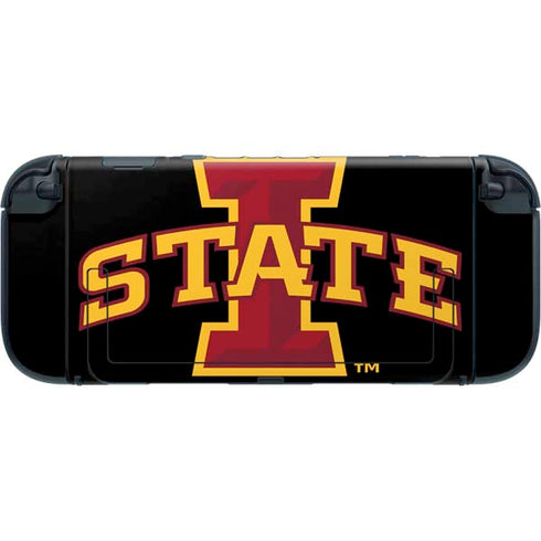 Iowa State University Primary Logo Black Nintendo Switch 2 (2025) with Joy-Con Skin