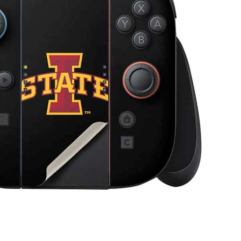 Iowa State University Primary Logo Black Nintendo Switch 2 (2025) Joy-Con Controller Skin