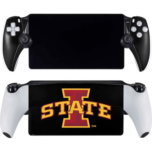 Iowa State University Primary Logo Black PlayStation Portal Remote Player Skin