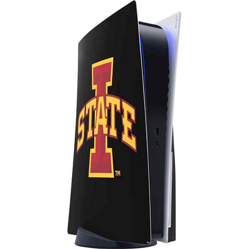 Iowa State University Primary Logo Black PlayStation PS5 Skins