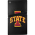 Iowa State University Primary Logo Black PS5 Pro Disk Console Skin