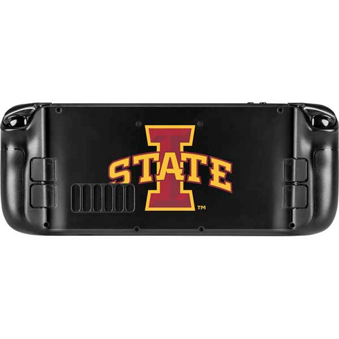 Iowa State University Primary Logo Black Steam Deck Handheld Gaming Computer OLED Skin
