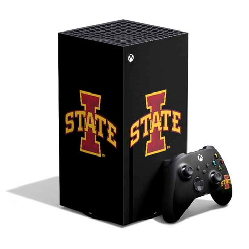 Iowa State University Primary Logo Black XBox Series X Digital Edition Bundle Skin