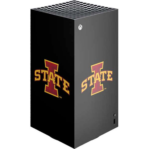 Iowa State University Primary Logo Black XBox Series X Digital Edition Console Skin