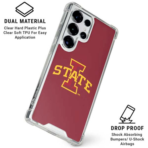 Iowa State University Primary Logo Galaxy S25 Ultra Clear Case