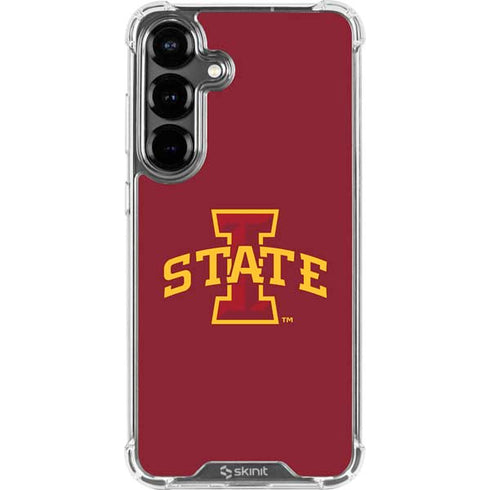 Iowa State University Primary Logo Galaxy S26 Plus Clear Case