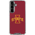 Iowa State University Primary Logo Galaxy S26 Plus Clear Case