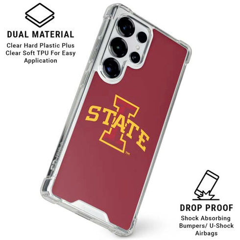 Iowa State University Primary Logo Galaxy S26 Ultra Clear Case