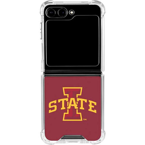 Iowa State University Primary Logo Galaxy Z Flip6 Clear Case