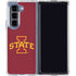Iowa State University Primary Logo Galaxy Z Fold5 5G Clear Case