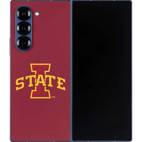Iowa State University Primary Logo Galaxy Z Fold6 Skin