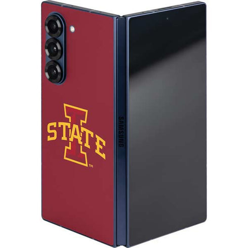 Iowa State University Primary Logo Galaxy Z Fold6 Skin