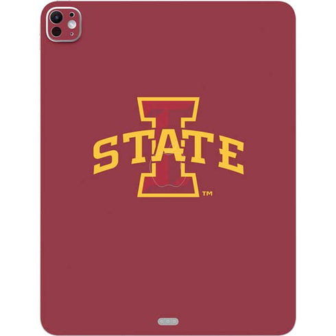 Iowa State University Primary Logo iPad Pro 13in M4 (2024) Skin