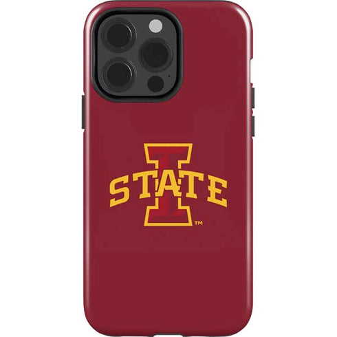 Iowa State University Primary Logo iPhone 14 Pro Impact Case
