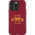Iowa State University Primary Logo iPhone 14 Pro Impact Case