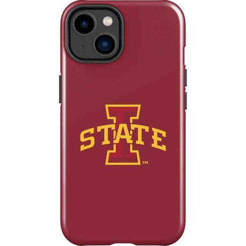Iowa State University Primary Logo iPhone 15 Impact Case