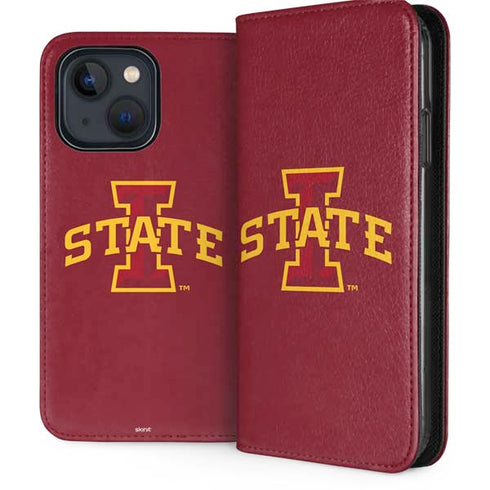 Iowa State University Primary Logo iPhone 15 Plus Folio Case
