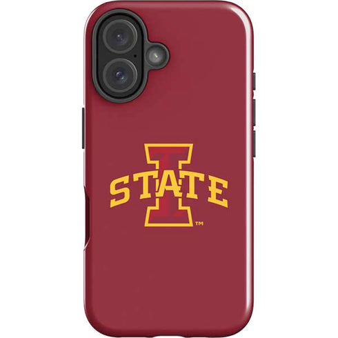 Iowa State University Primary Logo iPhone 16 Impact Case
