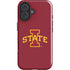 Iowa State University Primary Logo iPhone 16 Impact Case
