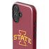 Iowa State University Primary Logo iPhone 16 Impact Case