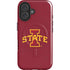 Iowa State University Primary Logo iPhone 16 Magsafe Impact Case