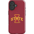 Iowa State University Primary Logo iPhone 16 Plus Impact Case