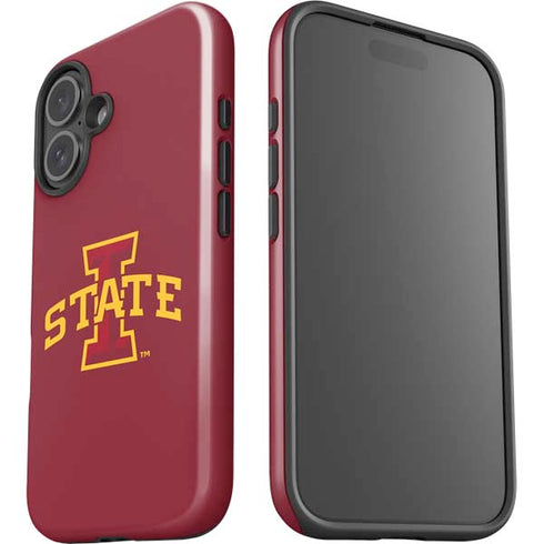 Iowa State University Primary Logo iPhone 16 Plus Impact Case