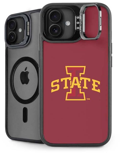Iowa State University Primary Logo iPhone 16 Plus Kickstand Case