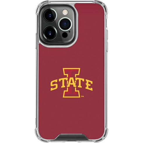 Iowa State University Primary Logo iPhone 16 Pro Clear Case
