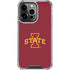 Iowa State University Primary Logo iPhone 16 Pro Clear Case