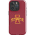 Iowa State University Primary Logo iPhone 16 Pro Impact Case