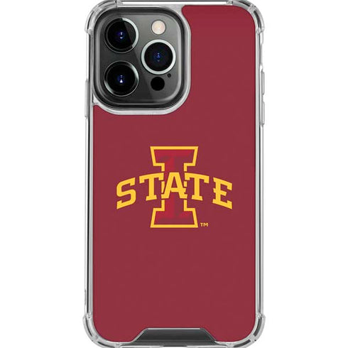 Iowa State University Primary Logo iPhone 16 Pro Max Clear Case
