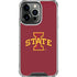 Iowa State University Primary Logo iPhone 16 Pro Max Clear Case